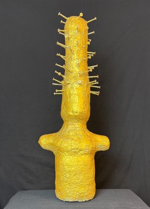Escultura em acrílico e aço